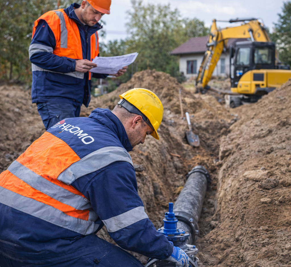Przyłącza wodociągowe Mrągowo